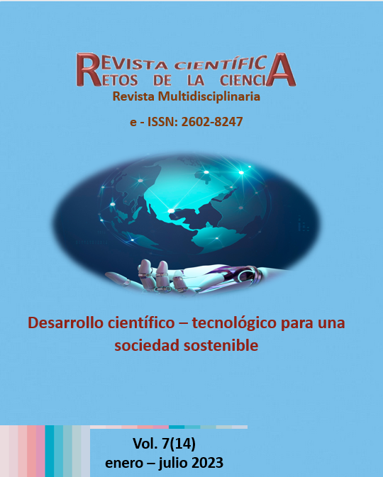					Ver Vol. 7 Núm. 14 (2023): Desarrollo científico – tecnológico para una sociedad sostenible 
				